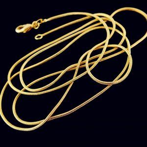 Necklace ~ 20" ~ Round Snake ~ 14k Gold Filled